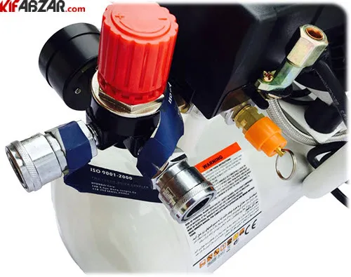 کمپرسور باد سایلنت 10 لیتری هیوندای مدل AC 1075 5 کمپرسور باد سایلنت 10 لیتری هیوندای مدل AC 1075