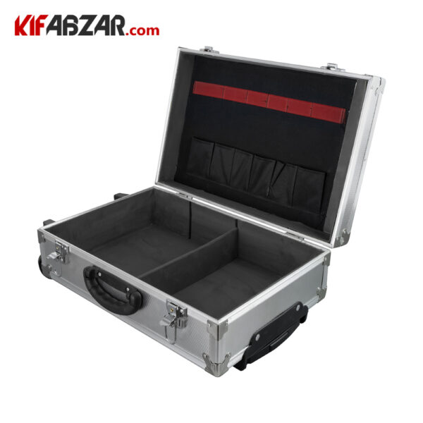 فضای داخلی کیف آلومینیومی چرخدار کاوالو مدل 4533
