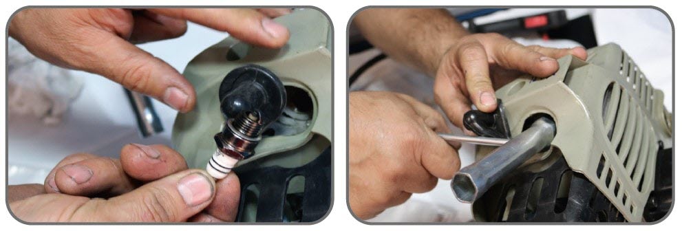 آموزش نحوه تعمیر و رفع اشکال علف زن یا علف تراش بنزینی 1