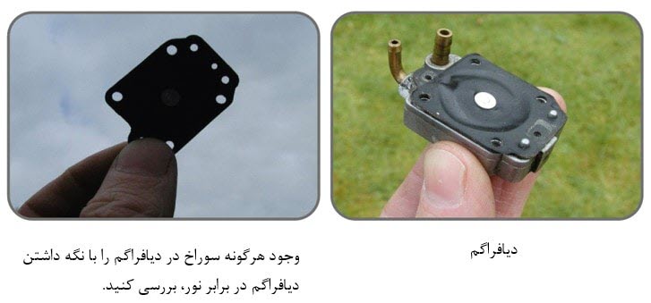 آموزش نحوه تعمیر و رفع اشکال علف زن یا علف تراش بنزینی 18