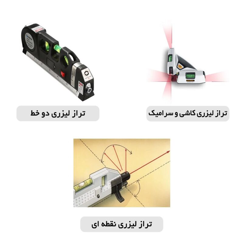 راهنمای خرید تراز لیزری 5 راهنمای خرید تراز لیزری 4