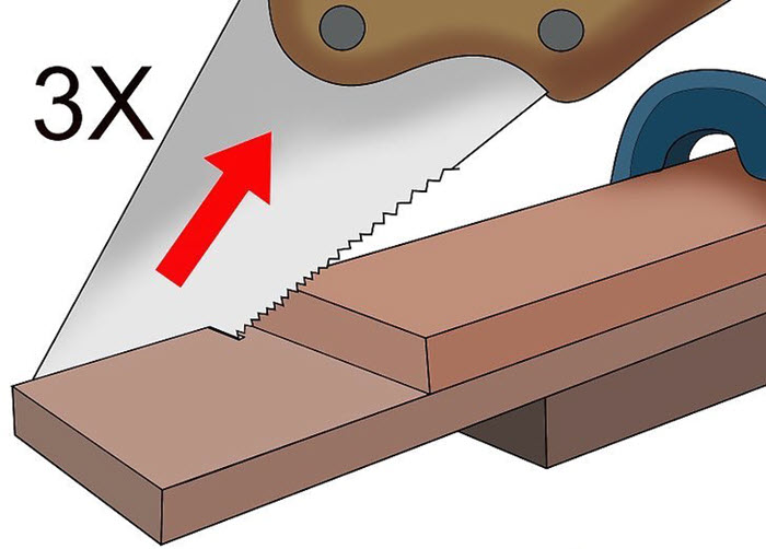 چگونه در راستای یک خط راست اره کنیم؟ 6