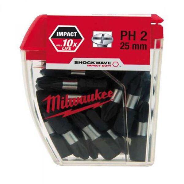 ست سر پیچ گوشتی 25 عددی میلواکی مدل MILWAUKEE25