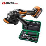 مینی فرز شارژی آاگ + جعبه بکس 41 پارچه تاپ تول