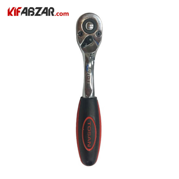 06f1b2007fc84843ad948df91ef25885 آچار بکس جغجغه ای 1/4 اینچ توسن مدل T1491-11 - Image 1