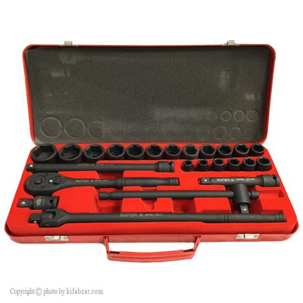 جعبه بکس 25 پارچه فشارقوی سوپر ژاپن مدل SU-25P 2009