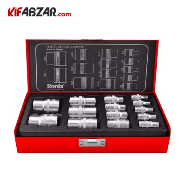 جعبه بکس ترکیبی  14 پارچه رونیکس مدل RH 2695