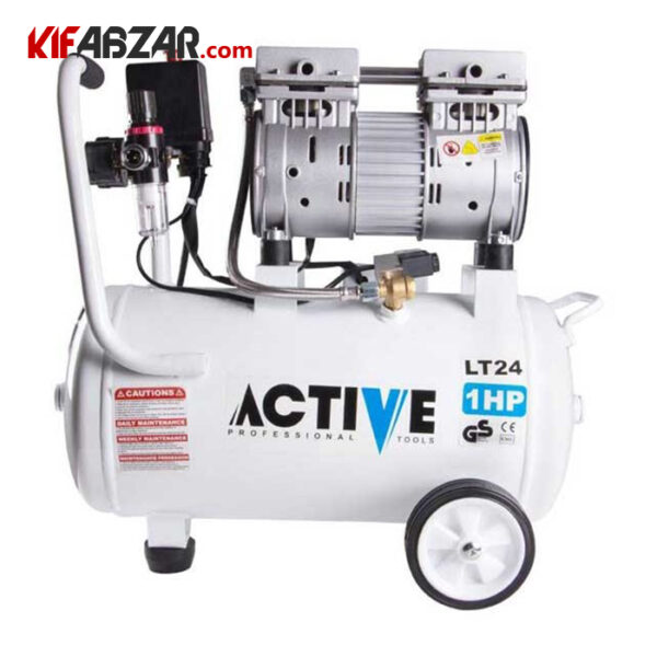 کمپرسور باد سایلنت 24 لیتری اکتیو مدل AC-1324SP
