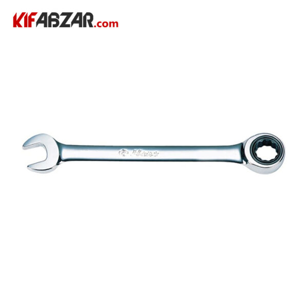 1587c299311442cd8868646cec0e27e4 آچار یکسر رینگ جغجغه ای 10میلیمتر هنس مدل 1165M10 - Image 1