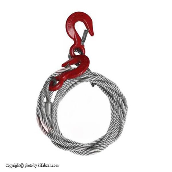 سیم بکسل روکش دار دو سر قلاب مدل ARYA-STAD