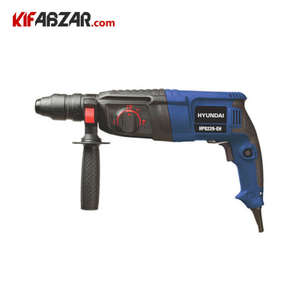 1e21d3dca1e447c9a72bd65cd5fbd297 دریل بتن کن چکشی 3.1 کیلو هیوندای مدل HP8229 EH - Image 1