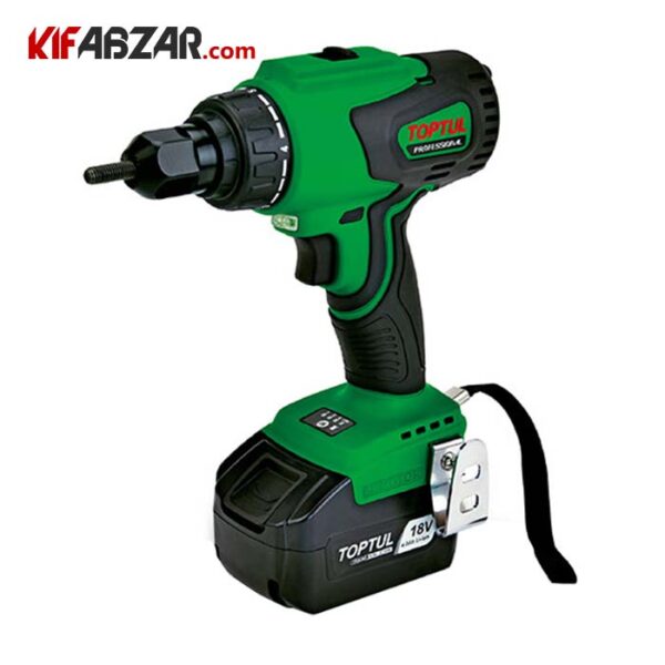 مهره پرچ کن شارژی تاپ تول مدل KPN 008M - Image 1