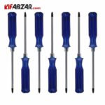 ست پیچ گوشتی ضربه خور چهارسو 12 تایی دبلیو دی تولز