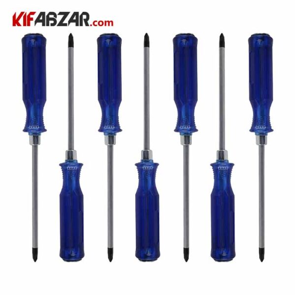 240ade8071e14bbbad976704e2291d92 ست پیچ گوشتی ضربه خور چهارسو 12 تایی دبلیو دی تولز - Image 1