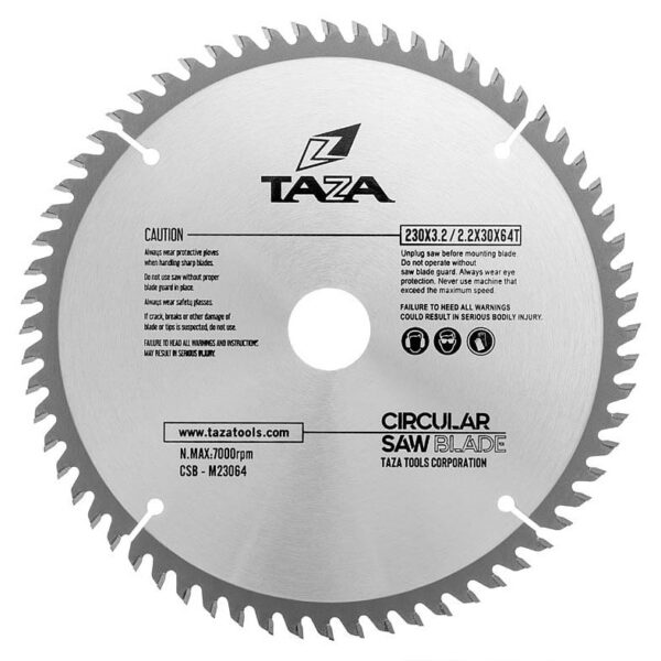 3cdd6c7ec1004f6888f65a33e9b3e669 تیغ اره الماسه ام دی اف تازا 23 سانت مدل CSB-M23064 - Image 1