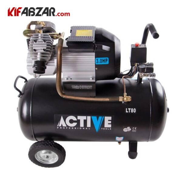 3e7d3238310c4b0ea49a9d99a5c3ae56 کمپرسور باد 80 لیتری اکتیو مدل AC-1280 - Image 1