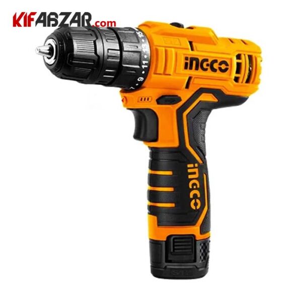 4214cb7d8a494365a285c094e25dc081 دریل پیچ گوشتی شارژی اینکو مدل CDLI12328 - Image 1