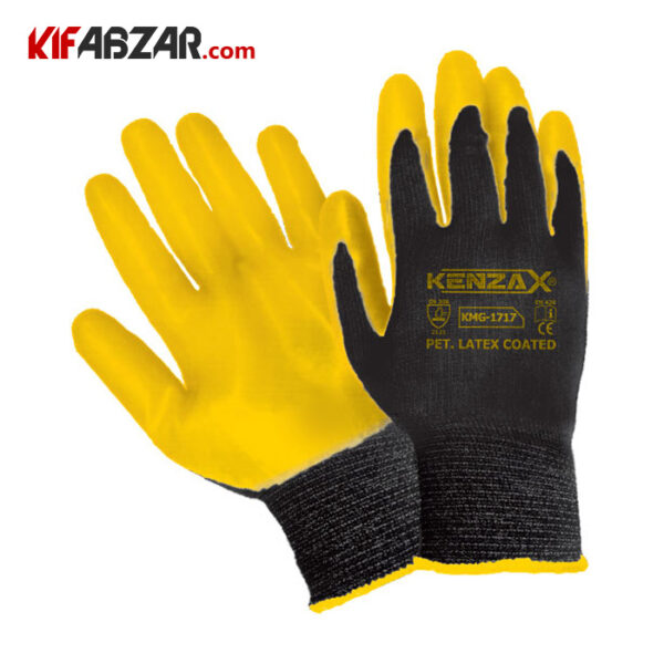 44ef4c570f8349428ba385665ea8915c دستکش ایمنی کنزاکس مدلKMG-1717 - Image 1