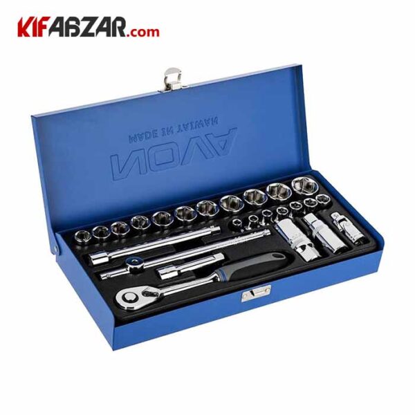 جعبه بکس 25 پارچه  نووا مدل 7400