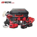 ست 7 پارچه پولیش و سنباده شارژی 18 ولت میلواکی مدل M18FPP2K-544X