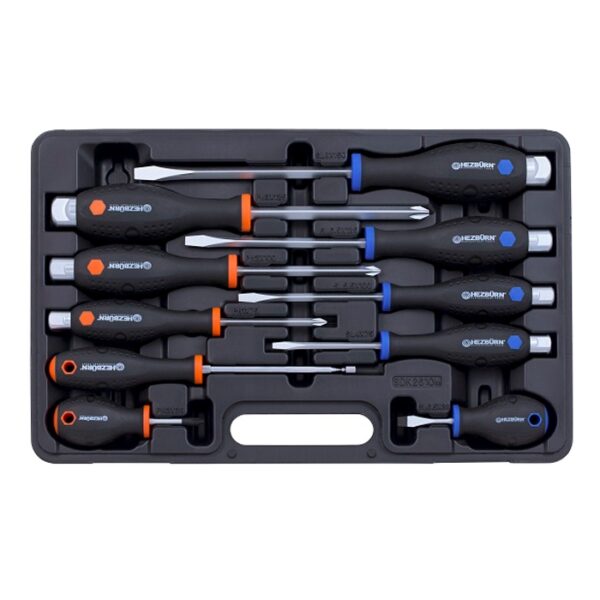 ست پیچ گوشتی ضربه خور 10 عددی هزبرن مدل 1249010H