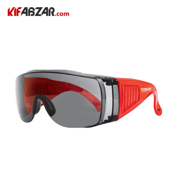 57a7d6d4fabe4deea40f7581c4f005de عینک ایمنی دودی توسن مدل TSG-200 SG - Image 1