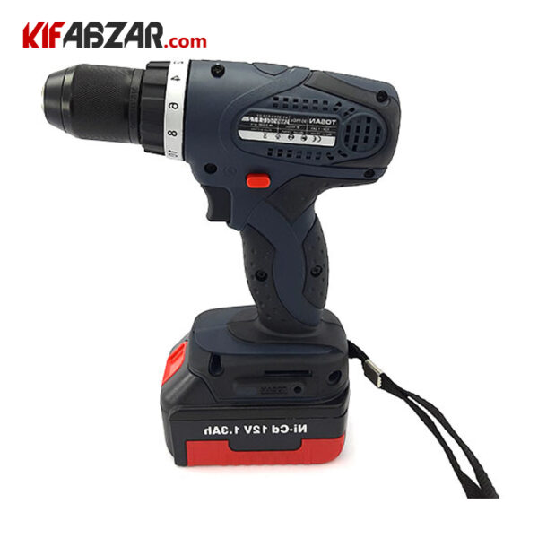 دریل پیچ گوشتی شارژی  تک باتری توسن مدل 9919DC - Image 1