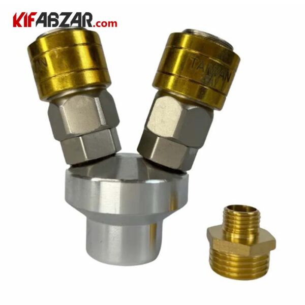 5cfcb10fe3b14ba5b1880347318c24c2 کوپلینگ اتومات تیتانیوم دو راهی کراسمن - Image 1