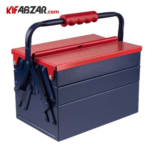 5e99dc9273174234b2b2eb3a50f917cc جعبه ابزار فلزی ایوک 303 مدل K 8251 - Image 1
