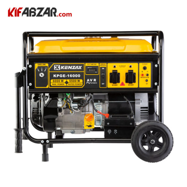 5f7bceb3f47e4ffda18f4a3f1bf2db5a موتور برق 6000 وات کنزاکس مدل KPGE-16000 - Image 1