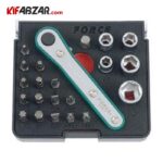 ست سر پیچ گوشتی 22 عددی فورس مدل 2222