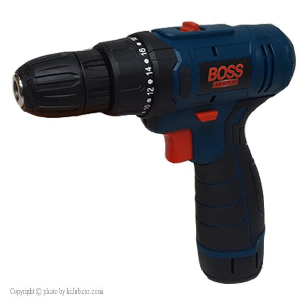 دریل پیچ گوشتی شارژی باس با لوازم