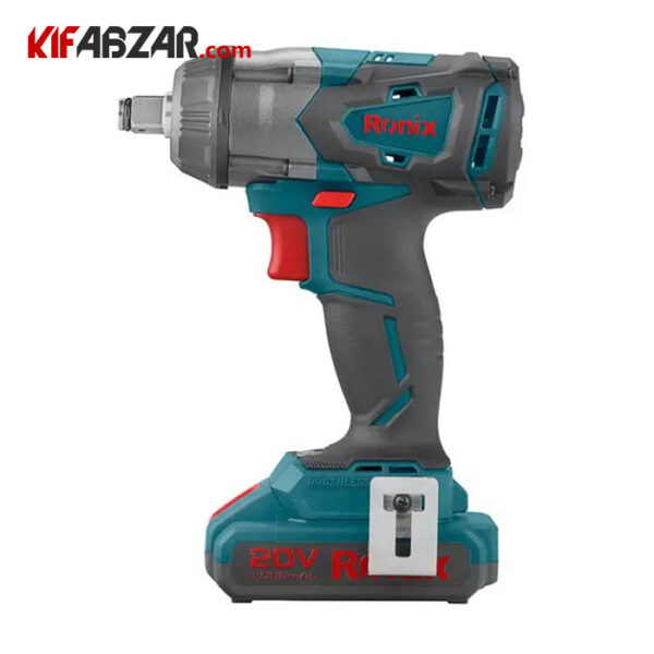86da3c2998f045a3b0b6f9f739d1ac48 آچار بکس شارژی براشلس رونیکس مدل 8907 - Image 1