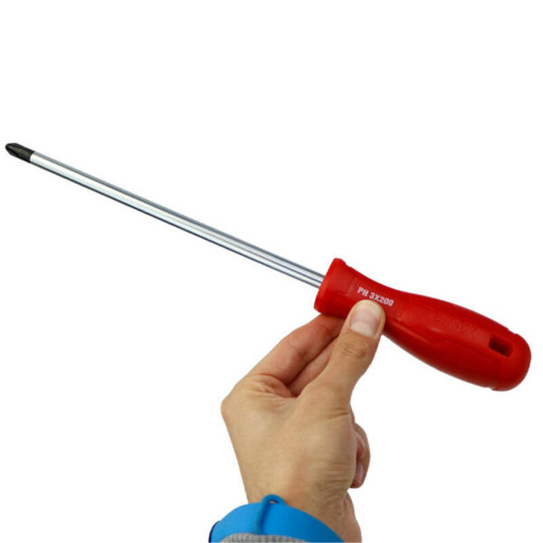 پیچ گوشتی تکی دسته پلاستیکی چهارسو 200 ×8 رونیکس RH-2888