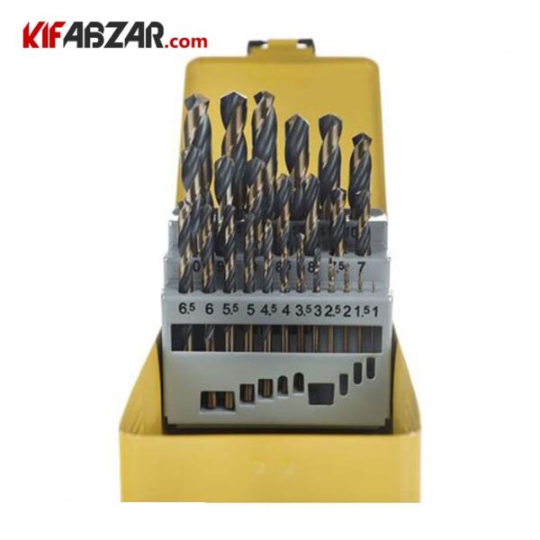 ست مته کبالت 1-13 میلیمتر ولف مدل PLUS HARD HSS