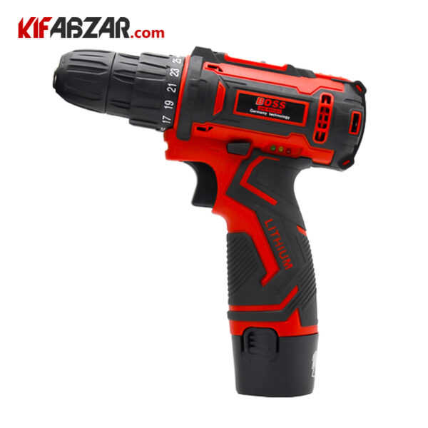 دریل شارژی 18 ولت باس مدل 02