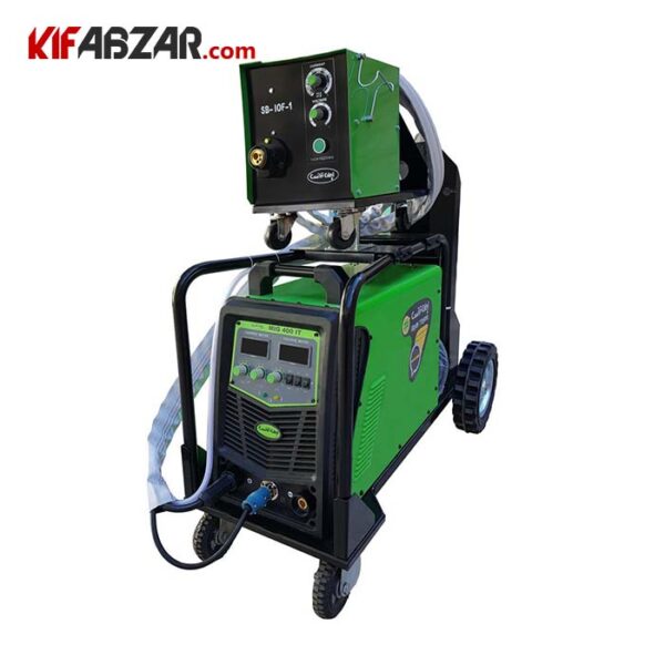 98b4ffe6493a4eb68ef6b2474372fe12 اینورتر جوشکاری میگ مگ و الکترود 350 آمپر ایران ترانس مدل MIG 400 IT - Image 1