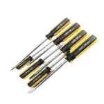 پیچ گوشتی زرد و مشکی سایز 100*3.2- لایت LIGHT