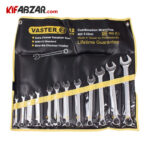 ست آچار یکسر تخت یکسر رینگی  12 عددی واستر مدل PC12