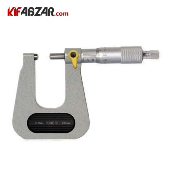 a08c463bb0e34d8498a3ac3d0e61d032 میکرومتر هلالی خارج سنج بلند آسیمتو مدل 6 150 - Image 1