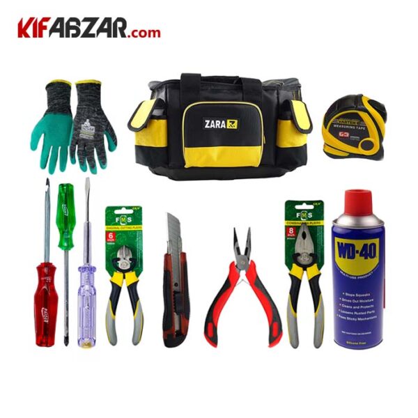 a212b2e3380848d9927fbfa6f9f5fefc کیف ابزار به همراه ابزار خانگی سیبیل ابزار - Image 1