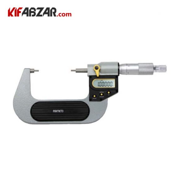 a3c99f8d05254d0eb361eb7015167b20 میکرومتر دو پله شیار دیجیتال اسیمتو مدل 2 0 118 - Image 1