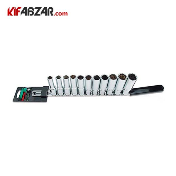aa4d1b7ee9084b05bf62a4b25b01ba8b ست بکس ریلی 1/2 اینچ 12 پر 11 عددی تاپ تول مدل GAAQ1105 - Image 1