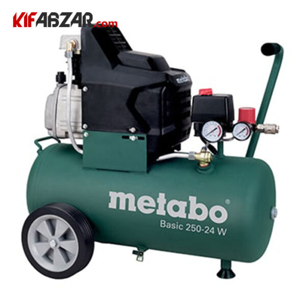 کمپرسور باد 24 لیتری متابو مدل BASIC250 24W