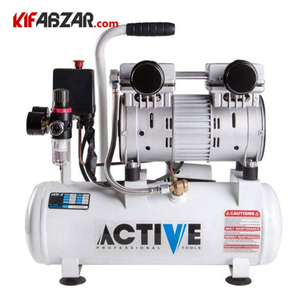 aed9e14f3062483e918db1111d9db3ea کمپرسور باد سایلنت 10 لیتری اکتیو مدل AC-1310SP - Image 1
