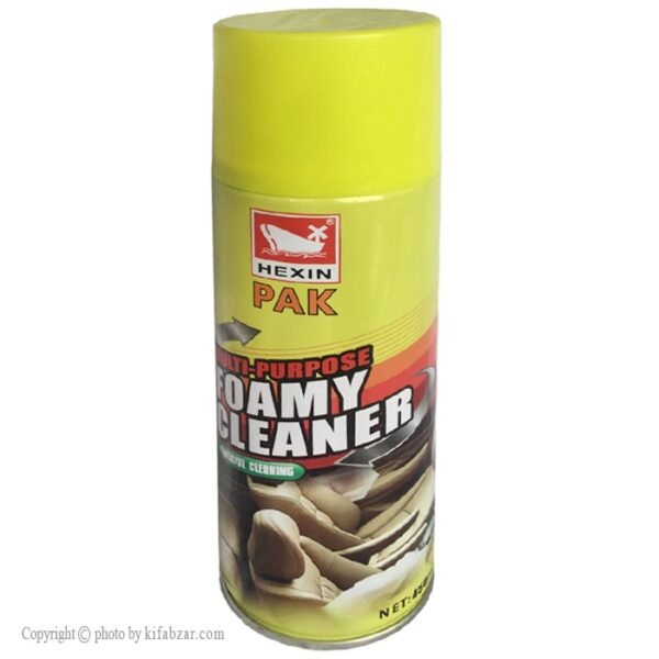 اسپری تمیز کننده داخل خودرو مدل Hexin Pak 450ml