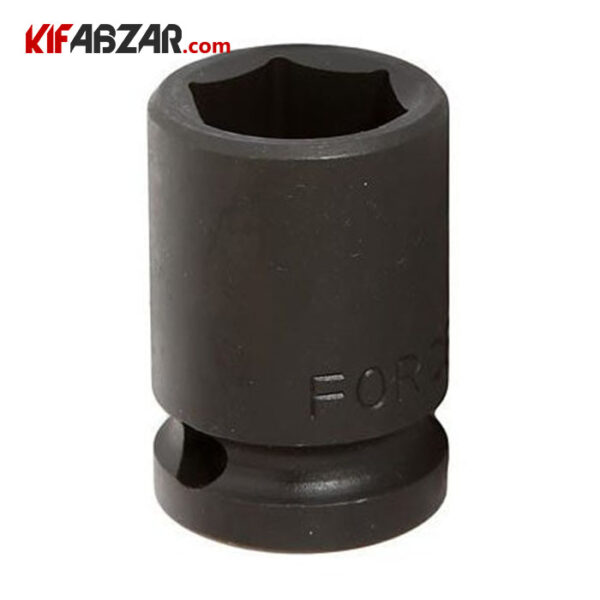 b1cf00b4b2054388b4804cc30b9bb579 بکس فشار قوی 1/2 اینچ 6 گوش کوتاه فورس مدل 445 - Image 1