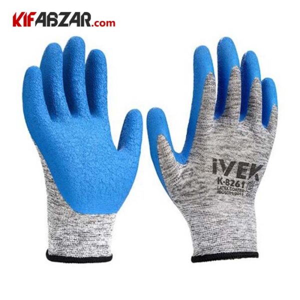 b5237710ce27479ca2ea151ca7e3e5d6 دستکش ایمنی لاتکس Hidpoint ایوک مدل K 8261 - Image 1