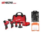 ست دریل و پیچ بند شارژی 12 ولت + مجموعه 30 عددی سری پیچ گوشتی و مته