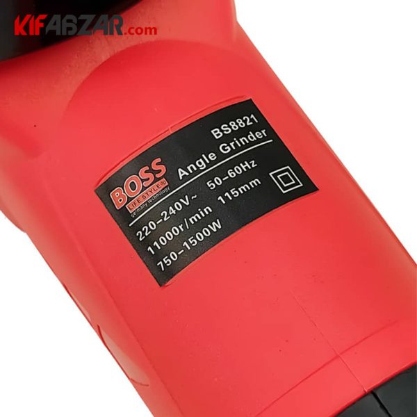 کیفیت بدنه مینی فرز دسته بلند دیمردار 1500 وات باس مدل BS-8821